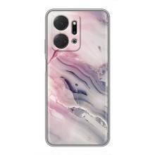 Мраморний чехол на Huawei Honor X7a (VPrint) (Пурпурний Мрамор)