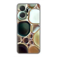 Мраморний чехол на Huawei Honor X7a (VPrint) (Радужний Мрамор)