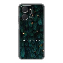 Новорічні, Святкові Чохли для Huawei Honor X7a - 2024 год (Winter)
