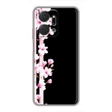 Чехлы с тематикой "ЦВЕТЫ" на Huawei Honor X7a (Цветочки)