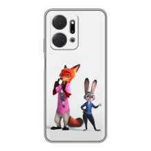 Силіконовий чохол з принтом Зоотрополіс для Huawei Honor X7a – Джуді і Нік