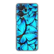Силіконовий бампер з картинкою звірів для Huawei Honor X7a (Крила метеликів)