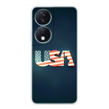 Чехол Флаг USA для Huawei Honor X7b – USA