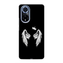 Чохол (Корона на чорному фоні) для Хуавей Хонор X7б (Крила і корона)