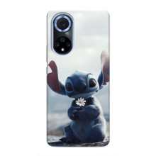 Чохол з малюнком Стіч для Huawei Honor X7b – Стіч з квіткою
