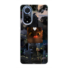 Чехол как приручить дракона на Huawei Honor X7b (Дракон коллаж)