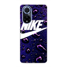 Чехол с логотипом Найк на Huawei Honor X7b – Найк на фиолетовом
