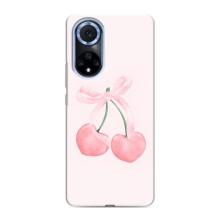 Чехол с розовым рисунком для Huawei Honor X7b – Розовые вишни