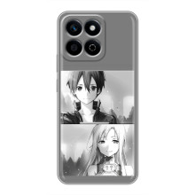 Чехол с персонажами АНИМЕ на Huawei Honor X7c – Кирито-Асуна