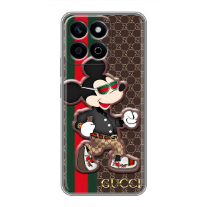 Чехлы Бренд GUCCI для Huawei Honor X7c – Маус Гуччи