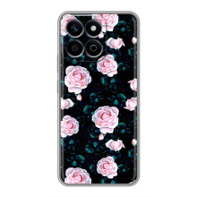 Чехлы с принтом Розочки для Huawei Honor X7c – Чайные розы