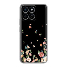 Чехол для Гуавей Оннор X7с - с принтом (Дизайнерские) (AlphaPrint) (Маленькие цветы)