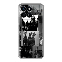 Чехол ДОБЕРМАН для Huawei Honor X7c (Коллаж Доберман)