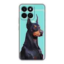 Чехол ДОБЕРМАН для Huawei Honor X7c (Король доберман)