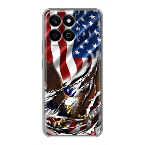 Чехол Флаг USA для Huawei Honor X7c – Флаг USA