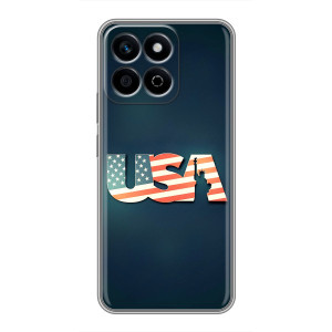 Чехол Флаг USA для Huawei Honor X7c – USA