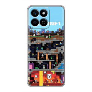 Чехол Майнкрафт на Huawei Honor X7c (AlphaPrint) Minecraft