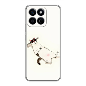 Чехол на тематику: Коты для Huawei Honor X7c (Отдых)