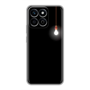 Чехол с картинками на черном фоне для Huawei Honor X7c – Лампочка