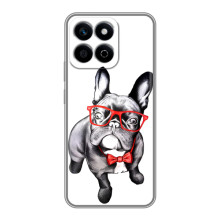Бампер для Huawei Honor X7c с картинкой "Песики" (В очках)