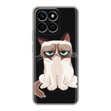 Чохол з принтом для Huawei Honor X7c (AlphaPrint) Модні коти (Сумний кіт)