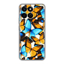 Чохол з принтом для Хуаве́й Хонор Х7с - (Прикольні) (AlphaPrint) (Яскраві метелики)