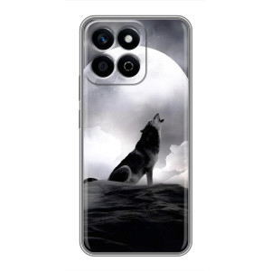 Чохол з Вовком на Huawei Honor X7c – Вовк і місяць