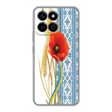 Силиконовый Чехол на Huawei Honor X7c с картинкой Вышиванки