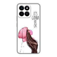 Чехол Стильные девушки на Huawei Honor X7c (Девушка в маске)