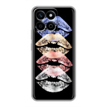 Чехол Стильные девушки на Huawei Honor X7c (Губы)