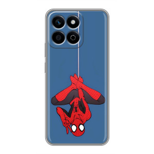 Чехол Супергерой Человека Паука на Huawei Honor X7c – На паутине