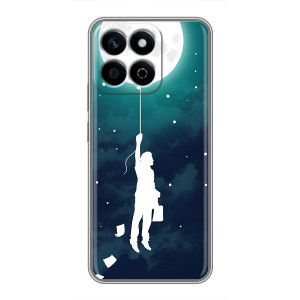 Чехол (ТПУ) с планетами на Huawei Honor X7c – To The moon