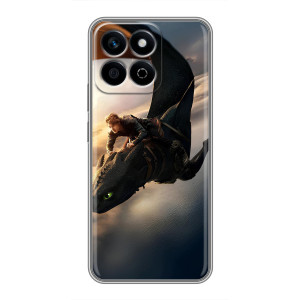 Чехол дракон Беззубик для Huawei Honor X7c – Полет Беззубика