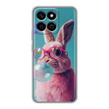 Чохол з принтом стильні тварини для Хуаве́й Хонор Х7с (Кролик в окулярах)