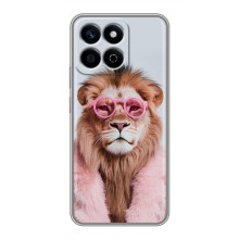 Чохол з принтом стильні тварини для Хуаве́й Хонор Х7с (Лев в окулярах)