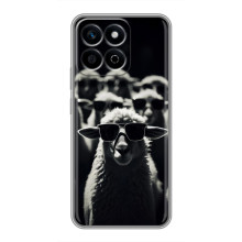 Чохол з принтом стильні тварини для Хуаве́й Хонор Х7с (Овечка в окулярах)