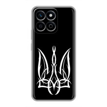 Чехол с украинским гербом на Huawei Honor X7c – Герб на черном