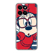 Эксклюзивный чехол для Huawei Honor X7c (AlphaPrint - Мультяшные) (Маус в очках)
