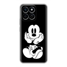 Эксклюзивный чехол для Huawei Honor X7c (AlphaPrint - Мультяшные) (Микки на черном)