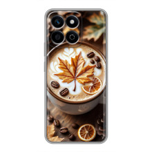Чохол з унікальним дизайном 'Осінь з кавою' для Huawei Honor X7c – Пряна кава