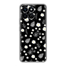 Чехлы с тематикой "ЦВЕТЫ" на Huawei Honor X7c (цветение на чорном)