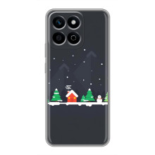 Силиконовый бампер на рождество для Huawei Honor X7c – Город зимний