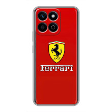 Силиконовый бампер с картинкой машины на Huawei Honor X7c