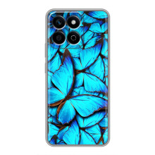 Силіконовий бампер з картинкою звірів для Huawei Honor X7c (Крила метеликів)