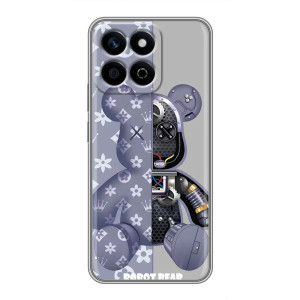Силиконовый чехол для Huawei Honor X7c (Медведь Louis Vuitton)