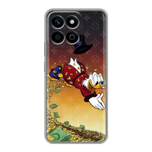 Силиконовый чехол для Huawei Honor X7c (Скрудж Луи Виттон)