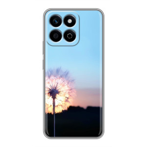 Силіконовий Чохол з кульбабками на Huawei Honor X7c – Захід з кульбабкою
