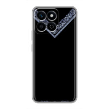 Силиконовый Чехол на Huawei Honor X7c (Воротник вышиванки)