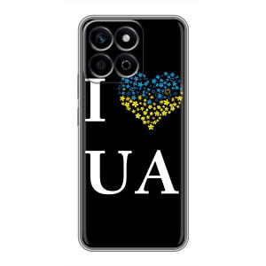 Силиконовый Чехол на Huawei Honor X7c (Я-Украина) – I Love UA