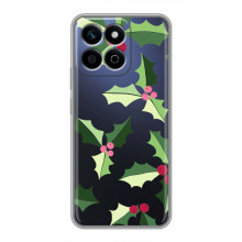 Зимні Чохли для Хуаве́й Хонор Х7с - прозорий фон – Різдвяний фон